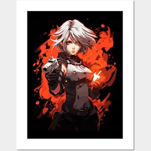 Secret Agent Anime Girl Posters and Art